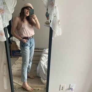 Pink Free People Lingerie Top